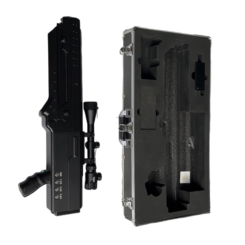  慈利手持便携式枪型低空防御反制四通道A型